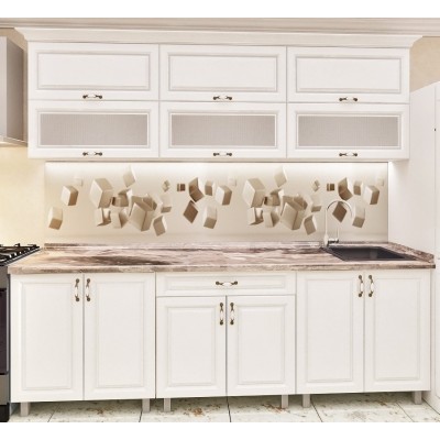 Кухонный гарнитур Bafimob Modern MDF 1.8m glass Dub Polyarnyi