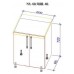 Кухонный гарнитур Bafimob Modern MDF 2.0m glass Dub Konkordiya