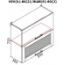 Кухонный гарнитур Bafimob Modern MDF 2.0m glass Dub Konkordiya