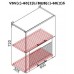 Кухонный гарнитур Bafimob Modern MDF 2.0m glass Dub Konkordiya