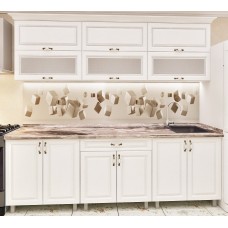 Кухонный гарнитур Bafimob Modern MDF 2.0m glass Dub Polyarnyi
