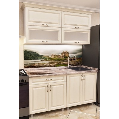 Кухонный гарнитур Bafimob Modern MDF Mini 1.4m Alebastr