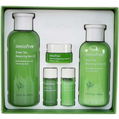 Набор по уходу за лицом Innisfree Green Tea Balancing Skin Care Set EX Set