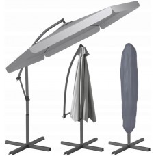 Umbrelă de gradină FunFit 300cm Grey (1621)