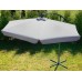 Umbrelă de gradină FunFit 300cm Grey (1621)