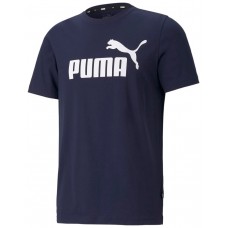 Мужская футболка Puma ESS Logo Tee Peacoat L