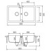 Кухонная мойка + смеситель Schock Set Element N-200 Onyx + Plutos Onyx