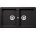 Кухонная мойка + смеситель Schock Set Element N-200 Onyx + Plutos Onyx