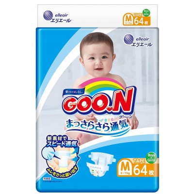 Подгузники Goo.N Unisex M 64pcs (843154)