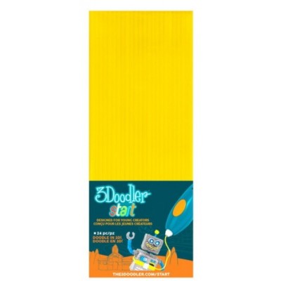 Set tije pentru 3D-pix 3Doodler Start Yellow 24 (3DS-ECO04)