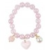 Детский браслет Great Pretenders Pink Heart Bobble (84083)