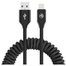 USB Кабель Tellur Lightning 3A 1.8m Black (TLL155396)