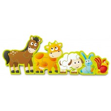 Puzzle Hape 10 Numbers&Farm Animals (E1628A)