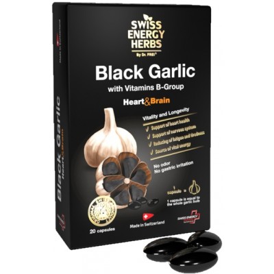 Vitamine Swiss Energy Black Garlic 20caps