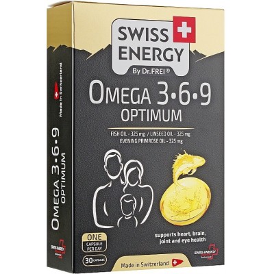 Витамины Swiss Energy Omega 3-6-9 Optimum 30caps