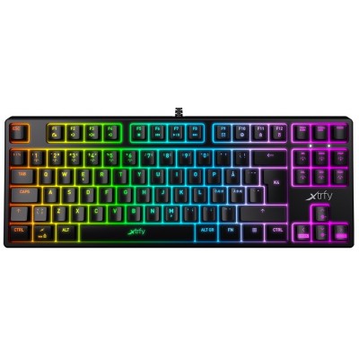 Клавиатура Xtrfy K4 TKL RGB Kailh Red Black