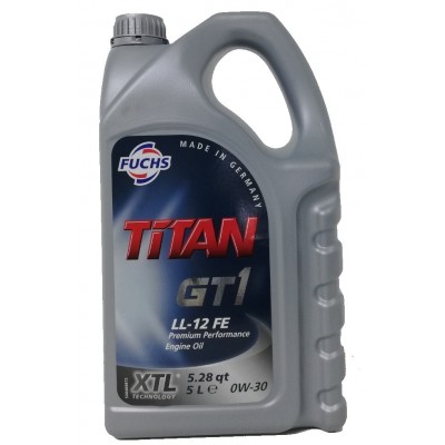 Ulei de motor Fuchs Titan GT1 LL-12 FE SAE 0W-30 5L