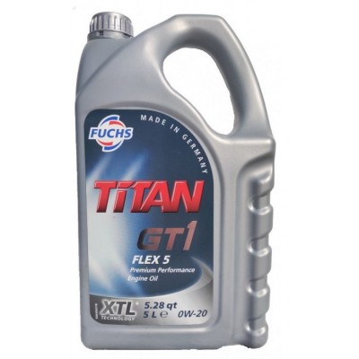 Ulei de motor Fuchs Titan GT1 Flex 5 0W-20 5L