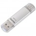 USB Flash Drive Hama C-Laeta 128Gb Silver (181073)