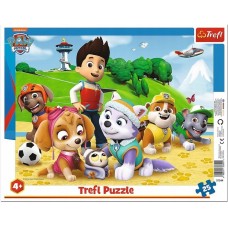 Puzzle Trefl 25 Frame Paw Patrol on the trail / Viacom PAW Patrol (31344)