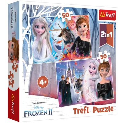 Пазл Trefl 2in1 Frozen 2 (90904)