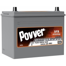 Аккумулятор Povver 12V 75Ah 680A (D26.75.064.B) Left