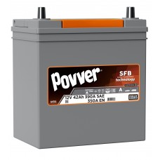 Acumulatoar auto Povver 12V 42Ah 390A (B20.42.035.F) Left