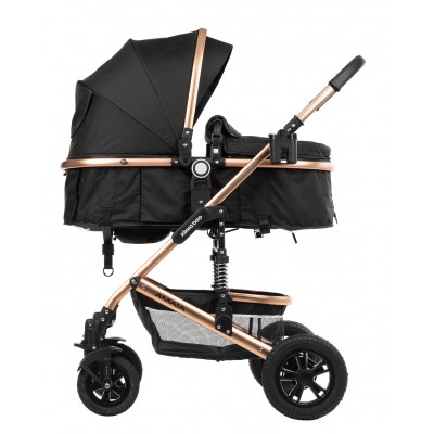 Carucior Kikka Boo Amaia 3 in 1 All Black