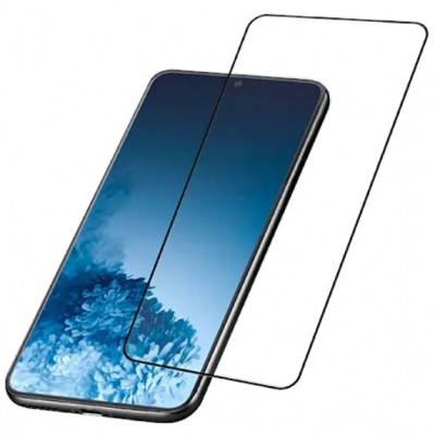 Sticlă de protecție pentru smartphone CellularLine Tempered Glass Capsule for Samsung Galaxy S21+ Black