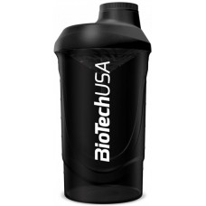 Шейкер для спортивного питания Biotech Shaker Black 600ml