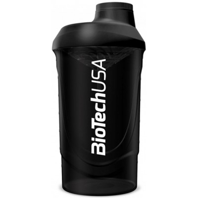 Шейкер для спортивного питания Biotech Shaker Black 600ml