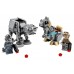 Set de construcție Lego Star Wars: AT-AT vs. Tauntaun Microfighters (75298)