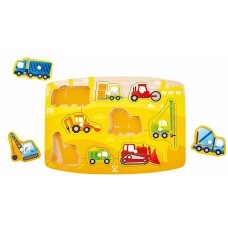 Развивающий набор Hape Construction Peg Puzzle (E1407A)