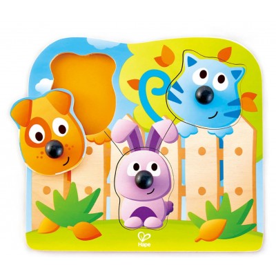 Развивающий набор Hape Big Nose Wild Puzzle (E1309A)