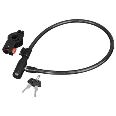 Велозамок Hama Bicycle Cable Lock 65 cm Black (178109)