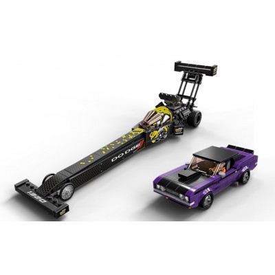 Конструктор Lego Speed Champions: Mopar Dodge//SRT Top Fuel Dragster and 1970 Dodge Challenger T/A (76904)