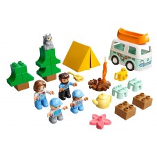 Set de construcție Lego Duplo: Family Camping Van Adventure (10946)