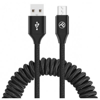 USB Кабель Tellur USB to Micro USB 1.8m Black (TLL155394)