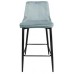 Scaun de bar Deco Clasic Light Blue/Black Legs