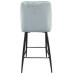 Scaun de bar Deco Clasic Light Blue/Black Legs