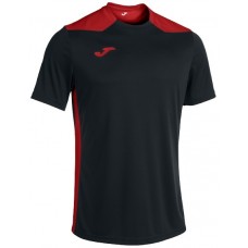 Детская футболка Joma 101822.106 Black/Red XS