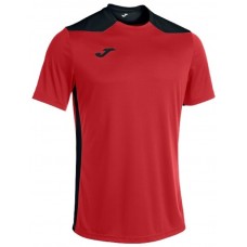 Детская футболка Joma 101822.601 Red/Black XS