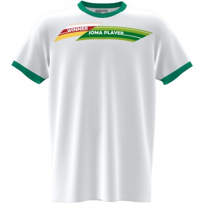 Tricou pentru copii Joma 500348.204 White/Green XS