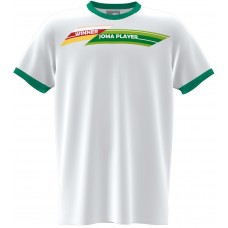 Детская футболка Joma 500348.204 White/Green 2XS