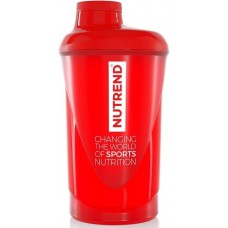 Shaker pentru nutriție sportivă Nutrend REK-812-600 600ml Red