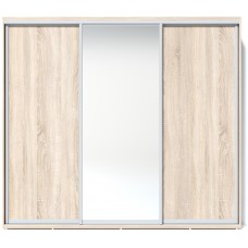 Dulap cu uşi glisante Fabrik Home 2400 1 oglindă Stejar Sonoma 240x60x216cm