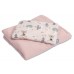 Set plapumă cu pernă Sensillo Muslin Pink (42166)