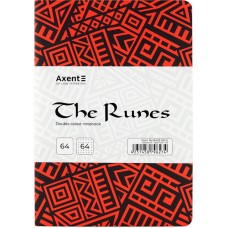 Caiet Axent The Runes A5/128p Red (8452-06-A)