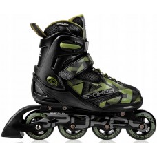 Роликовые коньки Spokey Makan Black Green 36-39 (926984)