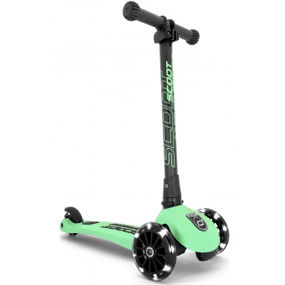 Trotinetă Scoot and Ride HighwayKick 3 Kiwi LED (96359)